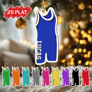 Personalized Wrestling Christmas Ornament 2025, Custom Wrestling Helmet Ornament, Xmas Tree Decor, Gift for Wrestling Players and Athletes