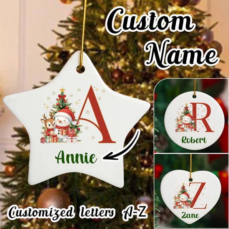 Custom Christmas Decorations With Name,Personalized Christmas Tree Decorations,Customized Christmas Gifts,Customizable Christmas Supplies.