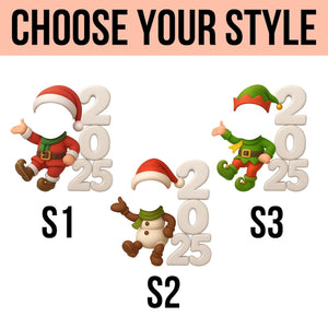 Personalized Family Christmas Ornament: Funny Custom Face Holiday Decoration