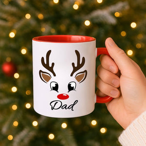 Matching Family Christmas Mugs Personalized Holiday Cocoa Cups Custom Name Mug for Kids and Adults Christmas Eve Hot Cocoa Tradition