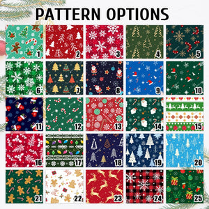 2025 Custom Christmas Funny Faces Pajamas Pants: Personalized Santa hat Face Pjs Bottom