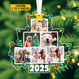 Photo Christmas Ornament 2025, Custom Photo Family Tree Ornament, Family Christmas Ornament, Christmas Tree Ornament 2025, Family Keepsake
