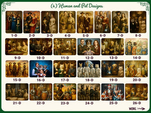 Pet Portrait, Family and pet custom portrait, funny custom portrait, Birthday Gift Ideas, human and pet portrait, birthday gift