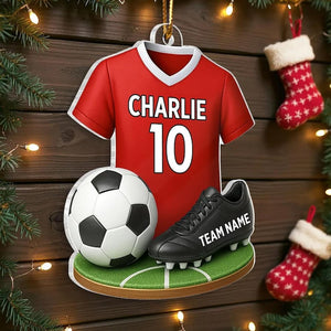 Personalized Soccer 2025 Ornament, Soccer Player Gift, Soccer Team Gift, Soccer Christmas Decoration, Sport Christmas Ornament, Gift For Son