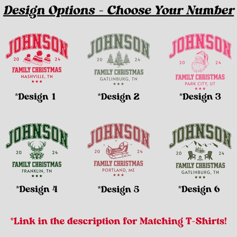 Custom Family Christmas Sweatshirts Matching Family Christmas Sweaters Personalized Name Christmas Shirt Youth Christmas Crewneck Xmas Gift