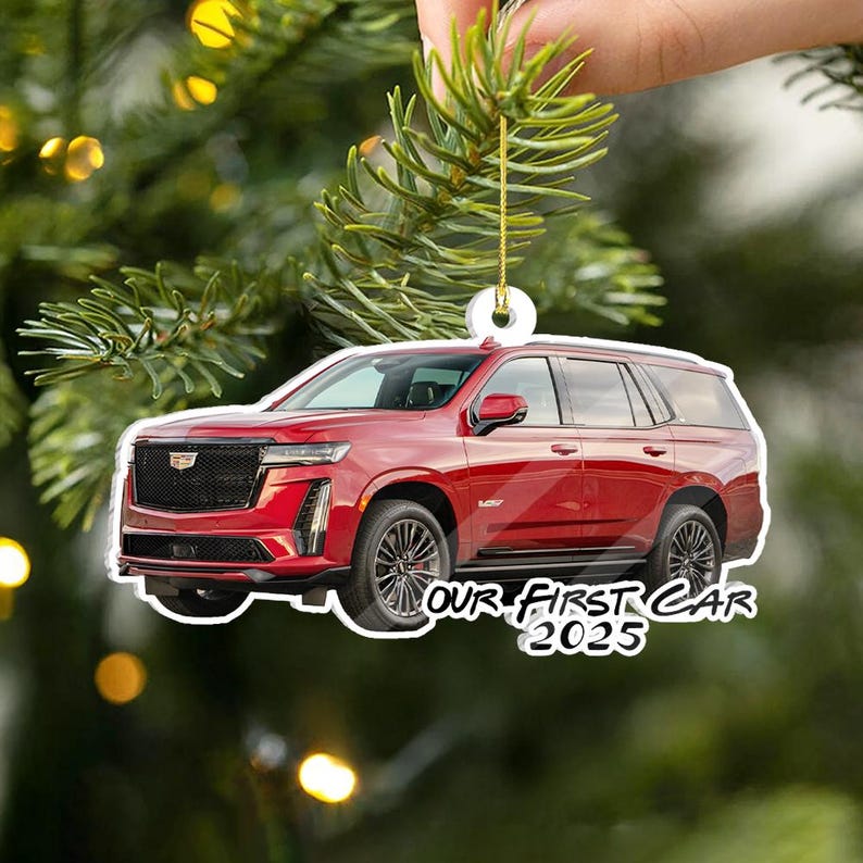 Personalized First Car Ornament, Custom Car Photo Ornament, New Driver Gift, My First Car Ornament, Graduation Gift, Car Lover Ornament