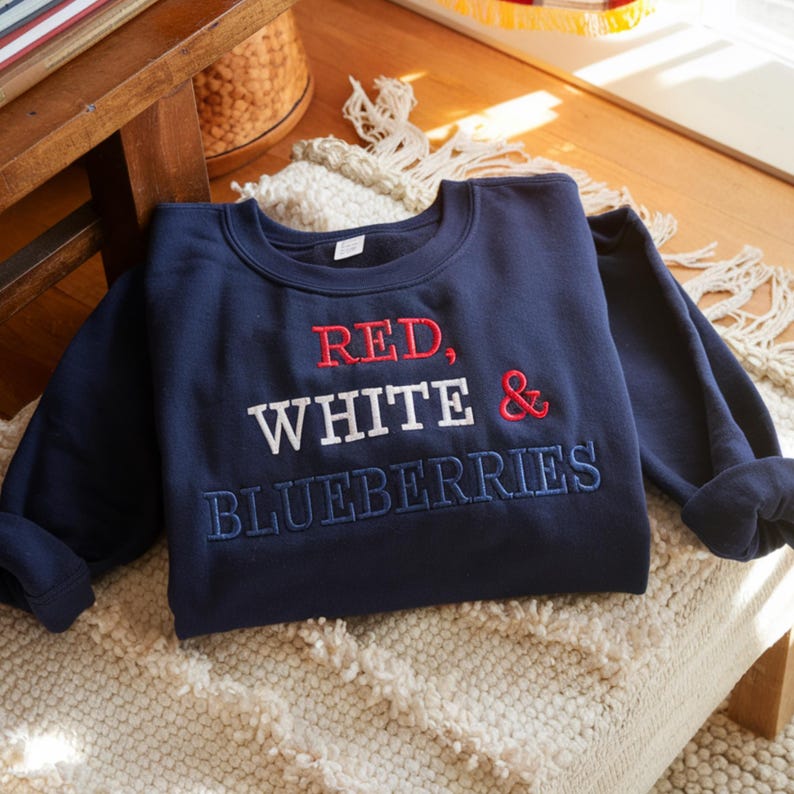 Embroidered Red, White, Blueberries Sweatshirt Charlie Kirk Tribute quote Sweatshirt Charlie Kirk Freedom Champion Shirt Charlie Kirk Tee il_794xN.7251891407_gpou.jpg