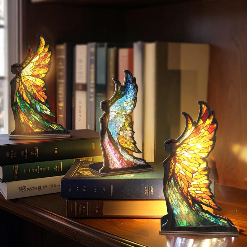 Fantasy Book Nook With Candle, Fairy Library Sign, Bookshelf Decor, Book Lover Gift, Mystical Book Lover & Reader Gift, Cozy Glow Book Decor