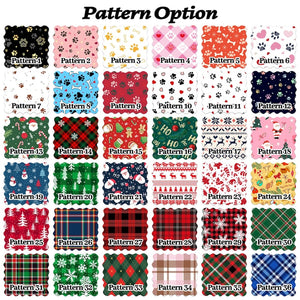 Personalized Christmas Photo Pajama Pants Set: Matching Family & Pet Bandana