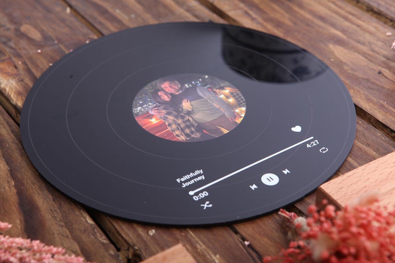 Romantic Personalized Record - Birthday Gift for Her - Anniversary Gift for Partner - Couples Gift - Valentines Gift - Boyfriend Christmas