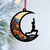 Personalized Yoga Suncatcher Ornament, Yoga Teacher Ornament,Customized Yoga Member Ornament, Christmas Namaste Gifts For Yoga Lover Yogi