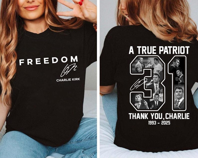 A True Patriot Shirt, Charlie 31 USA freedom Shirt, Pray for Charlie, Patriotic Shirt, Political Statement Shirt