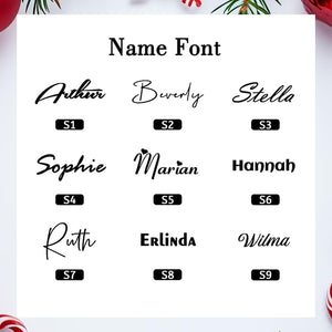 Personalized Christmas Name Ornament, Custom Reindeer Letter Ornaments, Reindeer Family Christmas Ornament, Family Name Christmas Ornament