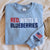 Embroidered Red, White, Blueberries Sweatshirt Charlie Kirk Tribute quote Sweatshirt Charlie Kirk Freedom Champion Shirt Charlie Kirk Shirt