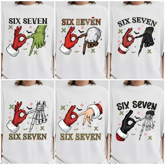 Santa Hands Shirt, Group Matching Shirt, Mrs Claus Meme Shirt, 67 Meme Christmas Shirt, Krampus Hand Shirt