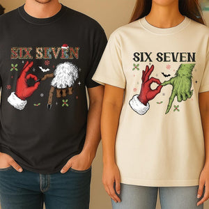 Santa Hands Shirt, Group Matching Shirt, Mrs Claus Meme Shirt, 67 Meme Christmas Shirt, Krampus Hand Shirt