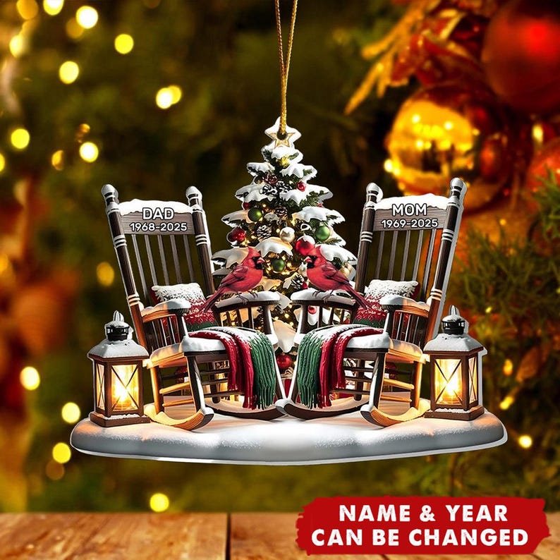 Christmas In Heaven - Personalized Acrylic Ornament