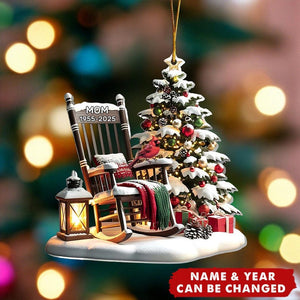 Christmas In Heaven - Personalized Acrylic Ornament