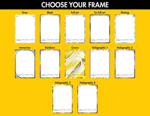 Personalized PKM Couple Card, Custom Photo Anime Wedding Card, Anniversary Gift, Gift for Him, Gift for Her, Custom Card Anniversary