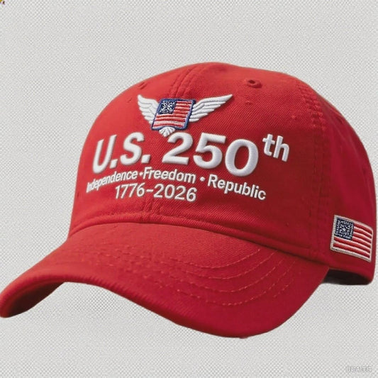 USA 250th Anniversary Classic Cap, Anniversary Gift, Gift For Dad, Vintage Heritage Style Perfect for Hiking, Camping, and Weekend Trips