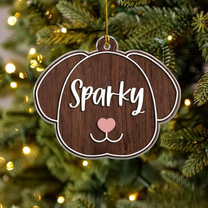 Custom Dog Memorial Christmas Ornament: Puppy Name Keepsake 2025