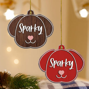 Custom Dog Memorial Christmas Ornament: Puppy Name Keepsake 2025