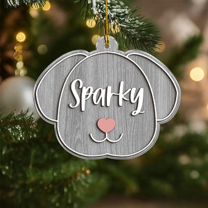 Custom Dog Memorial Christmas Ornament: Puppy Name Keepsake 2025