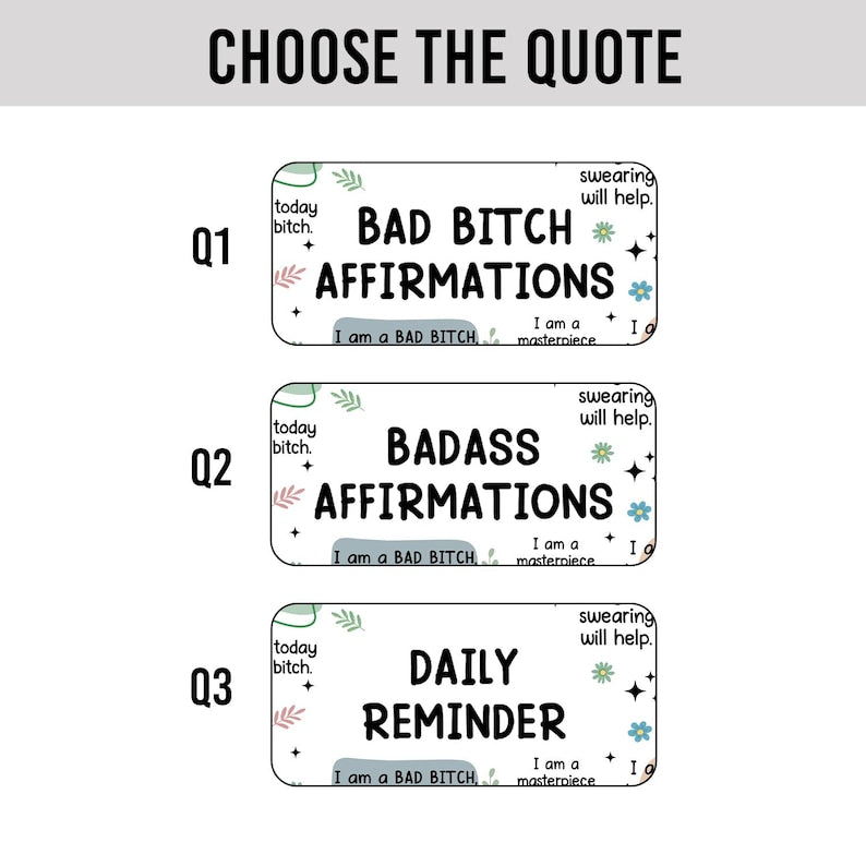 Personalized Ceramic Jewelry Dish: Swear Affirmations, Funny Gift