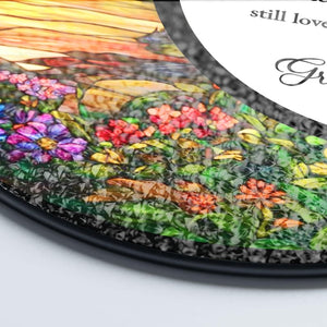 Memorial Stained Glass Suncatcher Sympathy Gift, Family Memorial Ornament Loss Of Mom Gift, Dad Remembrance Gift, In Loving Memory, Mom Loss