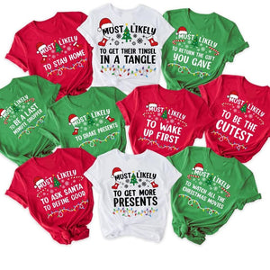 Matching Christmas T-Shirts: Funny Family Holiday Shirts