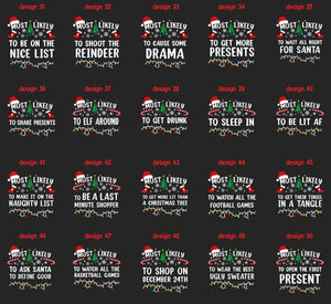 Matching Christmas T-Shirts: Funny Family Holiday Shirts