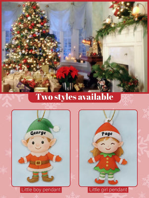 Personalized Boy, Girl Christmas Ornaments, Custom Name Christmas Tree Ornaments, Acrylic, Bag Charms, Christmas, Christmas Gifts, Boy, Girl