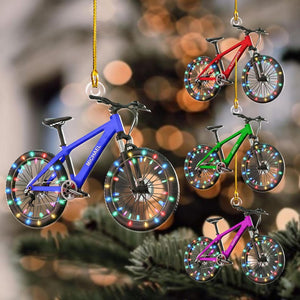 Personalized Name Bicycle Christmas Ornaments, Christmas Gifts For Bicycle Rider, Cycling Ornament, Bicycle Gift, Biker Xmas Ornament 2025