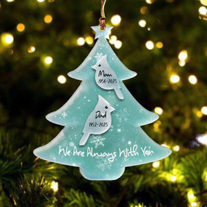 Custom Memorial Christmas Ornament, Remembrance Keepsake, In Loving Memory Ornament, Loss Of Loved One Ornament, Sympathy Gifts