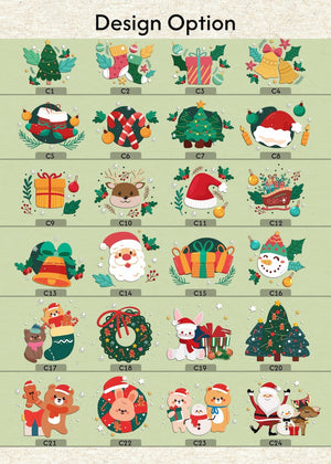 Personalized Christmas Tree Snack Glass: Iced Coffee Cup with Lid | Gifts for Her | Custom Glass Coffee cup | gifts for Christmas