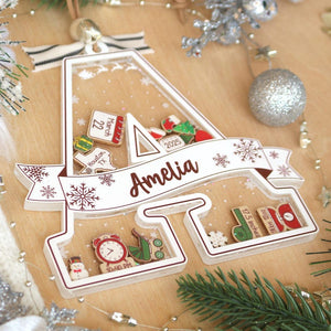 Personalized Baby's First Christmas Ornament: Acrylic Keepsake Gift