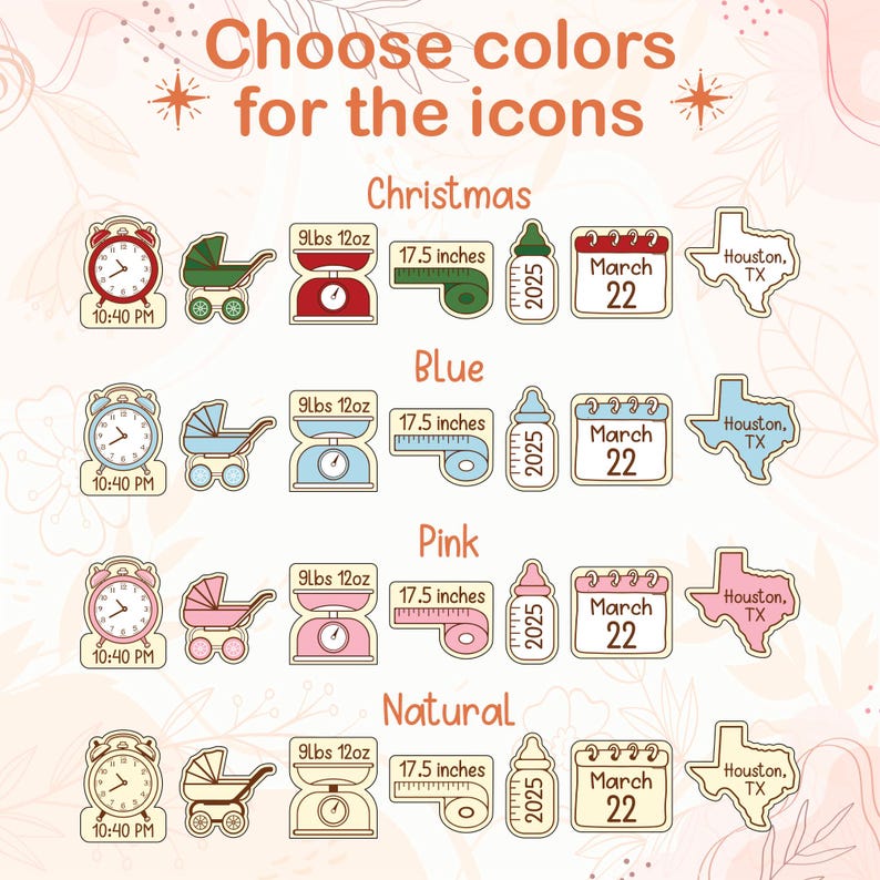 Personalized Baby's First Christmas Ornament: Acrylic Keepsake Gift