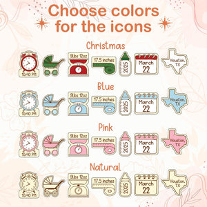 Personalized Baby's First Christmas Ornament: Acrylic Keepsake Gift