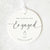 First Christmas Engaged Ornament | Custom Engagement Gift | The Year We Got Engaged Personalised Decoration