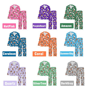Custom Face Pajama Set: Personalized Photo Pajamas, Matching Couple PJs