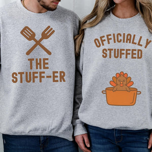 Thanksgiving Pregnancy Announcement Shirts: Funny Matching Couple Reveal Tees