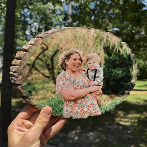 Photo on Wood Custom Christmas Gift Personalized Wood Picture Valentine Day's Gift Family Gift Wedding Gift