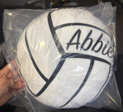 Personalized Volleyball Pillow - Custom Name Team Gift
