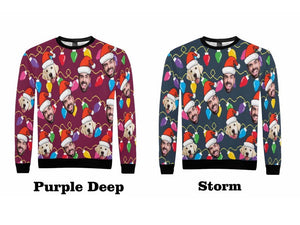 Custom Christmas Ugly Sweater,Personalize Face Sweatshirt,Funny Sweatshirt for Family/Friends,Christmas Ugly Sweater Party Christmas Gifts