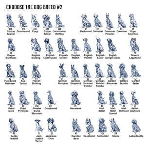 Custom Dog Breeds Christmas Tree, Toile De Jouy, Personalized Ugly Sweater, Gift For Dog Lovers, Merry Christmas Gift, Gift for Her.