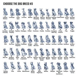 Custom Dog Breeds Christmas Tree, Toile De Jouy, Personalized Ugly Sweater, Gift For Dog Lovers, Merry Christmas Gift, Gift for Her.