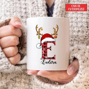 Monogrammed Family Christmas Mug, Custom Name Christmas Family Gift, Custom Christmas Mug With Name, Christmas Mug Gift