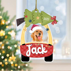 Personalized Pet Photo Christmas Ornament, Custom Dog Christmas Gift, Dog Lover Gift, Pet Christmas Gift, Christmas Tree Decoration