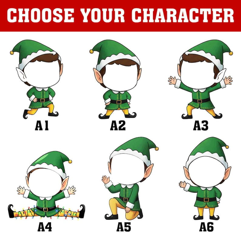 Personalized Family Elf Christmas Sweater 2025, Custom Photo & Name Ugly Xmas Sweater, Matching Holiday Party Outfit for Family and Friends.