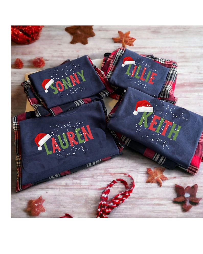 Christmas matching Family pyjamas, Holiday Pj's for kids and Adults
